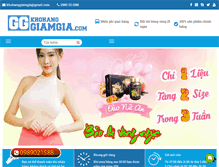 Tablet Screenshot of khohanggiamgia.com